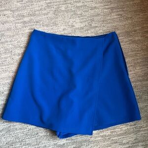 Express Women's Asymmetrical Blue Skort Size S